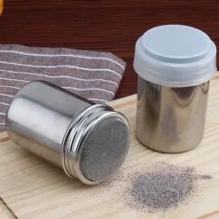 Kaffeestreuer aus Edelstahl – Vielseitiges Küchensieb für Zucker, Kakao, BBQ-Gewürz
