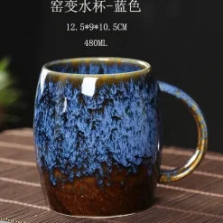 Kaffeetasse aus Keramik – 480 ml Teetasse aus Porzellan