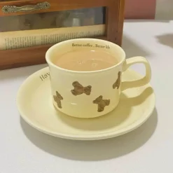 Kaffeetasse aus Keramik mit Bärenmotiv – Vintage-Keramik für Bärenliebhaber