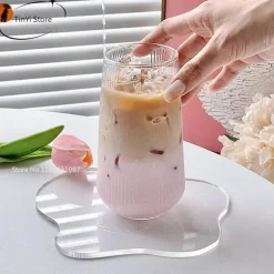 Kaffeetassen-Set aus Borosilikatglas – hitzebeständiges Trinkgeschirr für heiße und kalte Getränke