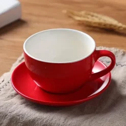 Kaffeetassen-Set aus Keramik – Elegantes Trinkgeschirr aus Porzellan für die Küche zu Hause