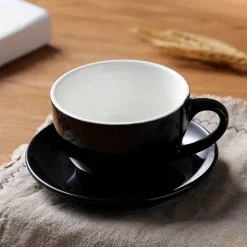 Kaffeetassen-Set aus Keramik – Elegantes Trinkgeschirr aus Porzellan für die Küche zu Hause