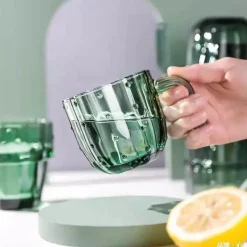 Kaktus-Glasbecher, 240 ml – kreativer Trinkbecher für Zuhause und das Büro