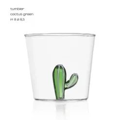 Kaktus-Hase-Entchen-Glasbecher - Süßes Tischdekor-Trinkgeschirr