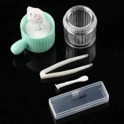 Kaktus-Kontaktlinsen-Reinigungsbox – Linsenpflege-Organizer