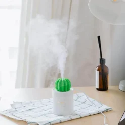 Kaktus-Luftbefeuchter – Ultraschall-Diffusor für ätherische Öle