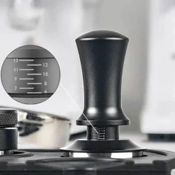 Kalibrierter Kaffeestampfer aus Edelstahl – 51 mm