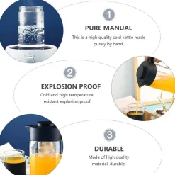 Kaltgetränkespender - Easy Brew Glasflasche