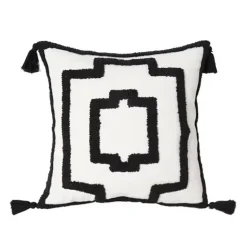 Kamelien-Jacquard-Kissenbezug – Luxuriöses nordisches Dekokissen für das Wohnzimmer