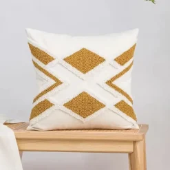 Kamelien-Jacquard-Kissenbezug – Luxuriöses nordisches Dekokissen für das Wohnzimmer