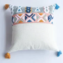 Kamelien-Jacquard-Kissenbezug – Luxuriöses nordisches Dekokissen für das Wohnzimmer