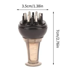 Kamm für Kopfhautmassageöl – Applikatorwerkzeug für gesundes Haar