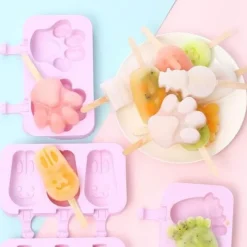 Kaninchen-Eiscremeformen – Niedlicher Dessertmaker aus Silikon