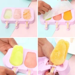 Kaninchen-Eiscremeformen – Niedlicher Dessertmaker aus Silikon