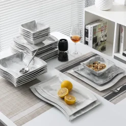 Kari Porzellan Tafelservice - Elegantes Geschirr für die gesellige Runde