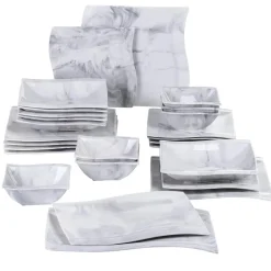 Kari Porzellan Tafelservice - Elegantes Geschirr für die gesellige Runde