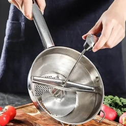 Kartoffelstampfer aus Edelstahl – Küchenwerkzeug für glattes Kartoffelpüree