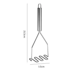 Kartoffelstampfer aus Edelstahl für geschmeidiges, cremiges Kartoffelpüree