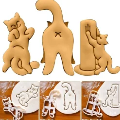 Katzen-Ausstechformen-Set – Kitty-Backformen