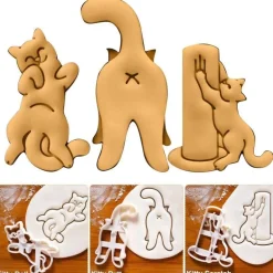 Katzen-Ausstechformen-Set – Kitty-Backformen