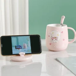 Katzenbecher-Set – süße Cartoon-Kaffeetassen