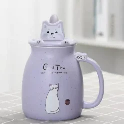 Katzenbecher-Set – süße Cartoon-Kaffeetassen