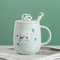 Katzenbecher-Set – süße Cartoon-Kaffeetassen