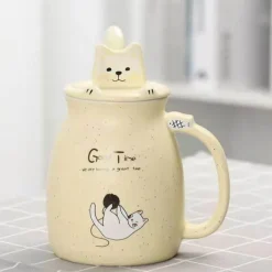 Katzenbecher-Set – süße Cartoon-Kaffeetassen