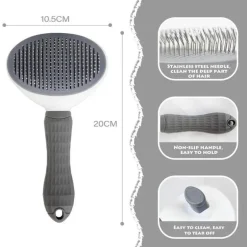 Katzenhaarentfernungsbürste – Haustierpflegewerkzeug zur Fellreinigung