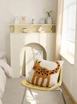 Katzenkissen - Weiches Plüsch-Dekokissen