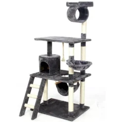 Katzenkletterbaum aus Holz – Aktivitätsstruktur für kleine Haustiere