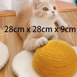 Katzenkratzbrett - Eier-Karotten-Design