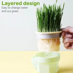 Katzenminz-Pflanzgefäß - Kräuter-Snacktopf für Katzen