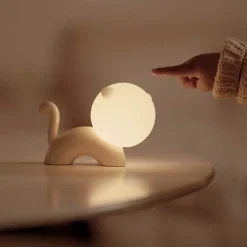 Katzen-Nachtlampe – süßes dekoratives Licht für Kinder