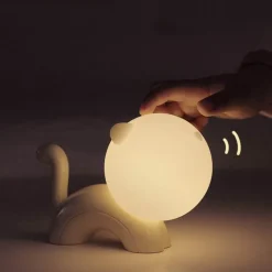 Katzen-Nachtlampe – süßes dekoratives Licht für Kinder