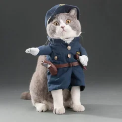 Katzenpolizeikostüm – Lustiges Halloween-Outfit für Haustiere