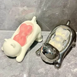 Katzenseifenschale - Süßes, dehnbares Katzenbadeaccessoire