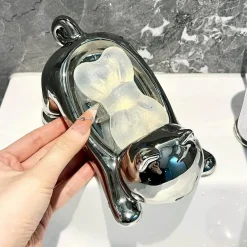 Katzenseifenschale - Süßes, dehnbares Katzenbadeaccessoire