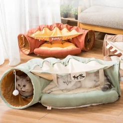 Katzentunnelbett – Gemütlicher Rückzugsort für Katzen