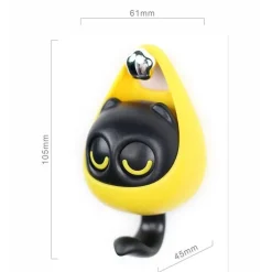 Katzen-Wandhaken – Süßer, lochfreier Schlüsselhalter-Organizer