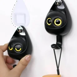 Katzen-Wandhaken – Süßer, lochfreier Schlüsselhalter-Organizer