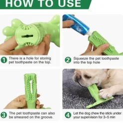 Kauspielzeug für Hunde aus Naturkautschuk – Zahnreiniger für Haustiere