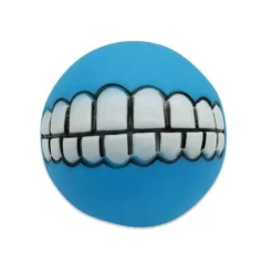 Kauspielzeug für Hunde mit Smiley-Motiv aus Gummi – Lustiges Kauspielzeug für Haustiere