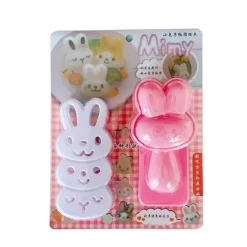 Kawaii Bär Reisbällchenform-Set - Süße Sushi Bento Küchenutensilien