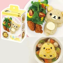 Kawaii Bär Reisbällchenform-Set - Süße Sushi Bento Küchenutensilien