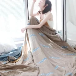 Kawaii Fischdecke - Süße leichte Baumwolldecke