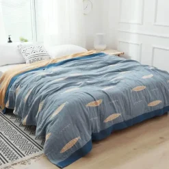 Kawaii Fischdecke - Süße leichte Baumwolldecke