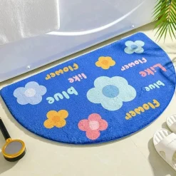 Kawaii Florale Fußmatte - Süße rutschfeste Matte für drinnen und draußen