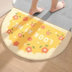 Kawaii Florale Fußmatte - Süße rutschfeste Matte für drinnen und draußen