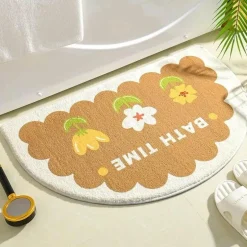 Kawaii Florale Fußmatte - Süße rutschfeste Matte für drinnen und draußen